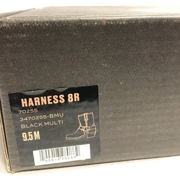 Frye Women’s Harness 8R Boot Black/Multi Leather Size 9.5 M - Picture 6 of 6